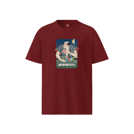 Samurai Pocker Ukiyo-e Unisex organic t-shirt