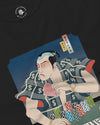 Samurai Poker Ukiyo-e Unisex Long Sleeve Tee - Samurai Original