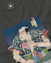 Samurai Poker Ukiyo-e Unisex Long Sleeve Tee - Samurai Original