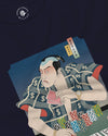 Samurai Poker Ukiyo-e Unisex Long Sleeve Tee - Samurai Original