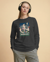 Samurai Poker Ukiyo-e Unisex Long Sleeve Tee - Samurai Original