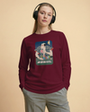 Samurai Poker Ukiyo-e Unisex Long Sleeve Tee - Samurai Original