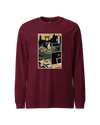 Samurai Programmer 2 Computer Science Ukiyo-e Unisex Long Sleeve Tee Maroon - Samurai Original