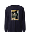Samurai Programmer 2 Computer Science Ukiyo-e Unisex Long Sleeve Tee Navy - Samurai Original