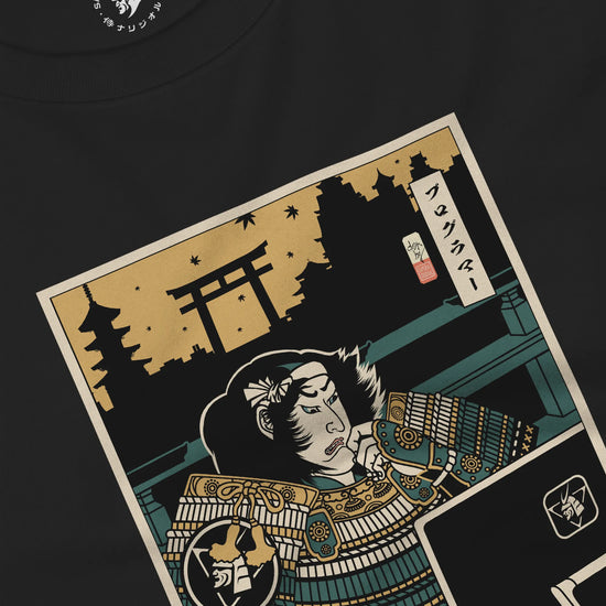 Samurai Programmer 2 Computer Science Ukiyo-e Unisex Long Sleeve Tee - Samurai Original