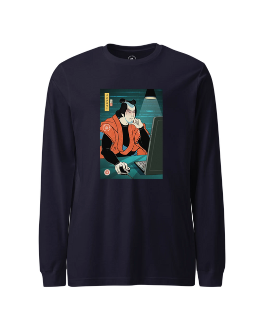 Samurai Programmer 4 Code Developer Ukiyo-e Unisex Long Sleeve Tee