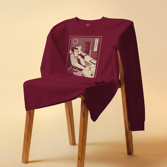 Samurai Programmer Computer Science Ukiyo-e Unisex Long Sleeve Tee - Samurai Original