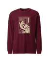 Samurai Programmer Computer Science Ukiyo-e Unisex Long Sleeve Tee Maroon - Samurai Original
