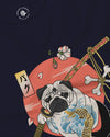 Samurai Pug Dog Ukiyo-e Unisex Long Sleeve Tee