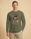 Samurai Reading Books Library Ukiyo-e Unisex Long Sleeve Tee - Samurai Original