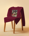 Samurai Reading Books Library Ukiyo-e Unisex Long Sleeve Tee - Samurai Original