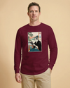 Samurai Reading Books Ukiyo-e Unisex Long Sleeve Tee No.2 - Samurai Original