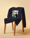 Samurai Reading Books Ukiyo-e Unisex Long Sleeve Tee No.2 - Samurai Original