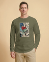 Samurai Rock Climbing Extreme Sport Ukiyo-e Unisex Long Sleeve Tee - Samurai Original