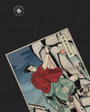 Samurai Rock Climbing Extreme Sport Ukiyo-e Unisex Long Sleeve Tee - Samurai Original