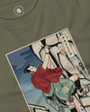 Samurai Rock Climbing Extreme Sport Ukiyo-e Unisex Long Sleeve Tee - Samurai Original