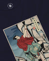 Samurai Rock Climbing Extreme Sport Ukiyo-e Unisex Long Sleeve Tee - Samurai Original