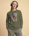 Samurai Rock Climbing Extreme Sport Ukiyo-e Unisex Long Sleeve Tee - Samurai Original