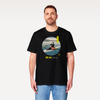 Samurai Rowing Japanese Ukiyo-e Unisex Organic T-shirt