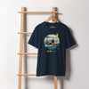 Samurai Rowing Japanese Ukiyo-e Unisex Organic T-shirt