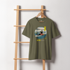 Samurai Rowing Japanese Ukiyo-e Unisex Organic T-shirt