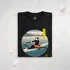 Samurai Rowing Japanese Ukiyo-e Unisex Organic T-shirt