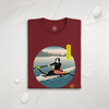 Samurai Rowing Japanese Ukiyo-e Unisex Organic T-shirt