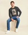 Samurai Rugby Sport Ukiyo-e  Unisex Long Sleeve Tee