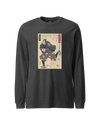 Samurai Rugby Sport Ukiyo-e  Unisex Long Sleeve Tee