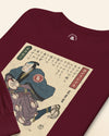 Samurai Rugby Sport Ukiyo-e  Unisex Long Sleeve Tee