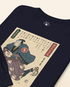 Samurai Rugby Sport Ukiyo-e  Unisex Long Sleeve Tee