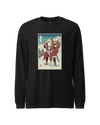 Samurai Santa Claus Merry Christmas Ukiyo-e Funny Unisex Long Sleeve Tee