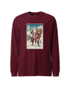 Samurai Santa Claus Merry Christmas Ukiyo-e Funny Unisex Long Sleeve Tee
