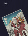 Samurai Santa Claus Merry Christmas Ukiyo-e Funny Unisex Long Sleeve Tee