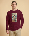 Samurai Save Water Drink Beer Ukiyo-e Funny Saying Unisex Long Sleeve Tee - Samurai Original