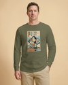 Samurai Save Water Drink Beer Ukiyo-e Funny Saying Unisex Long Sleeve Tee - Samurai Original