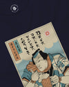 Samurai Save Water Drink Beer Ukiyo-e Funny Saying Unisex Long Sleeve Tee - Samurai Original