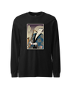 Samurai Saxophone Music Ukiyo-e Unisex Long Sleeve Tee
