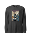 Samurai Saxophone Music Ukiyo-e Unisex Long Sleeve Tee