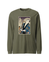 Samurai Saxophone Music Ukiyo-e Unisex Long Sleeve Tee