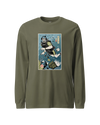 Samurai Scuba Diver Ukiyo-e Unisex Long Sleeve Tee