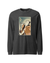 Samurai Singer Artist Ukiyo-e Unisex Long Sleeve Tee
