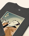 Samurai Singer Artist Ukiyo-e Unisex Long Sleeve Tee