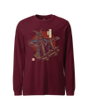 Samurai Skateboard Unisex Long Sleeve Tee No.2