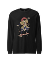 Samurai Skateboard Ukiyo-e Unisex Long Sleeve Tee