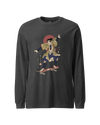 Samurai Skateboard Ukiyo-e Unisex Long Sleeve Tee