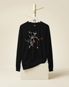Samurai Skeleton Guitar Bass Japanese Ukiyo-e Unisex Long Sleeve Tee No.9