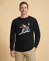 Samurai Ski Ukiyo-e-3 Unisex Long Sleeve Tee
