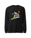 Samurai Ski Ukiyo-e-3 Unisex Long Sleeve Tee