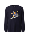 Samurai Ski Ukiyo-e-3 Unisex Long Sleeve Tee